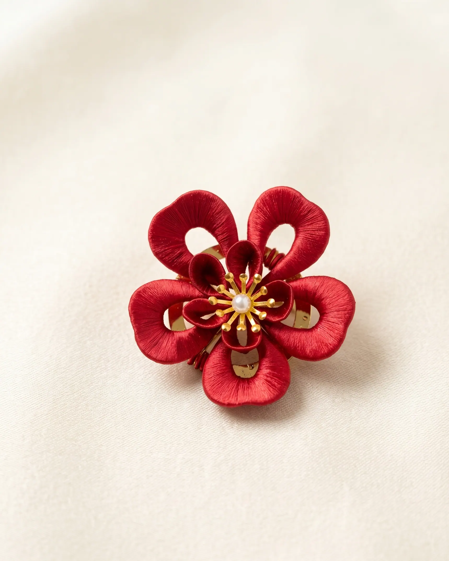 Silk-Wrapped Brooches — 缠花胸针 — view 7
