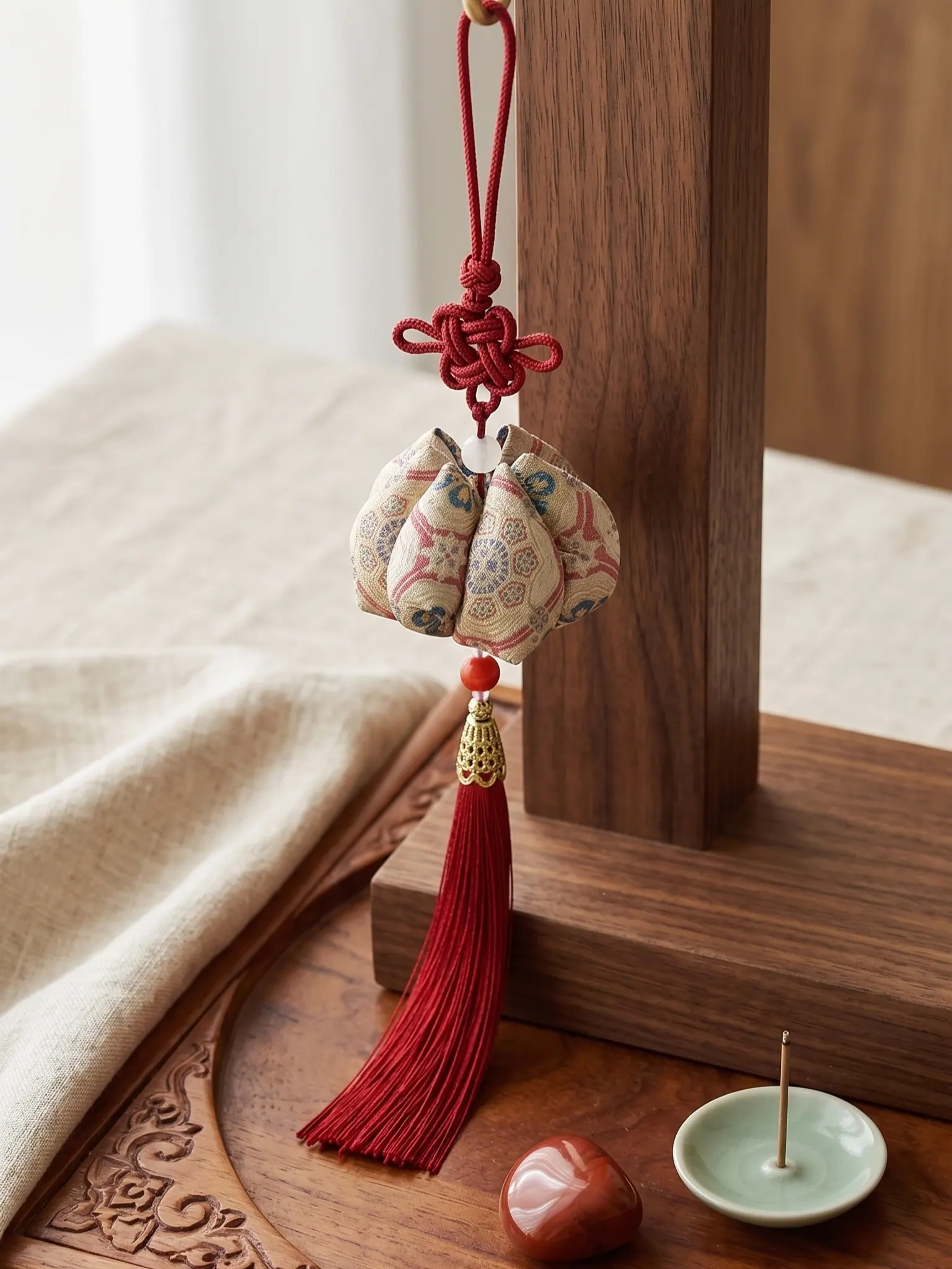 Lotus Lantern Sachet — 莲灯香包 — view 3