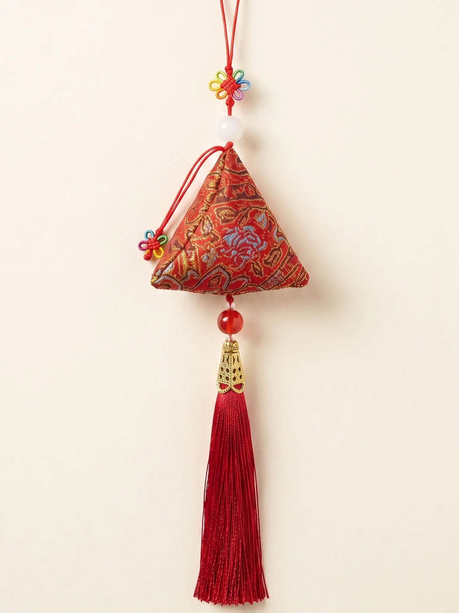 Auspicious Pyramid Sachet — 锦粽香包 — view 2